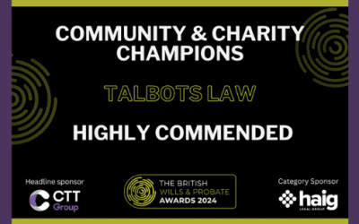 Highly Commended at the 2024 British Wills and Probate Awards