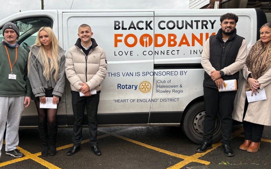 Team visits foodbank following donations