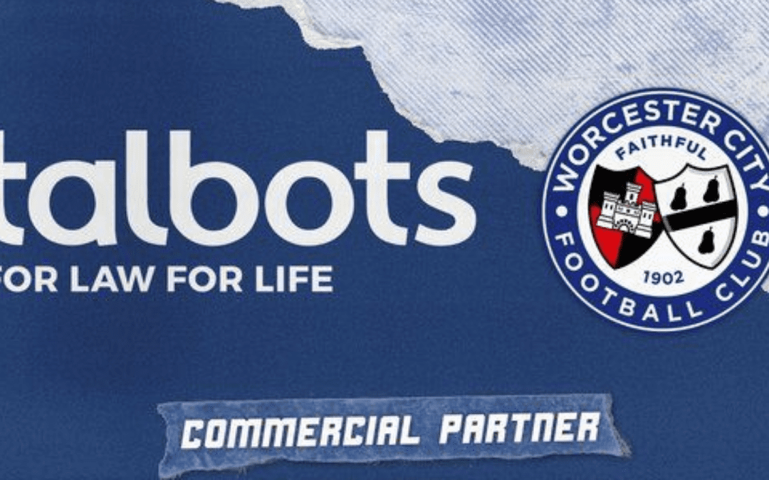 Talbots Law Teams Up with Worcester City Football Club