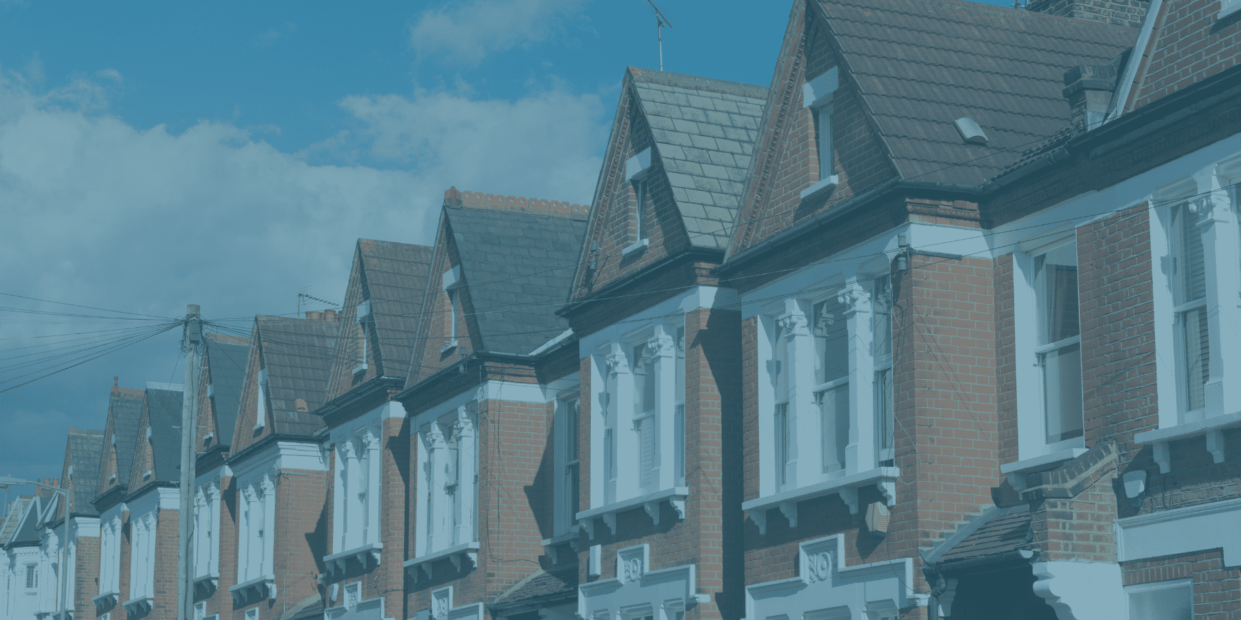 Abolition of Section 21- a row of houses against blue sky