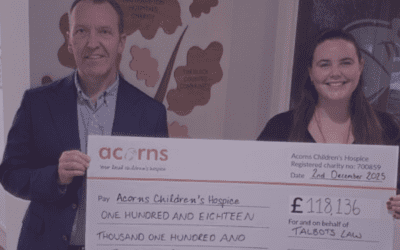 “Phenomenal” Talbots Law raises £118,000 for Acorns